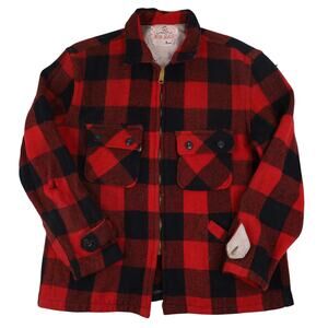 Vintage J.C. Penny's Big Mac Wool Buffalo Plaid Jacket